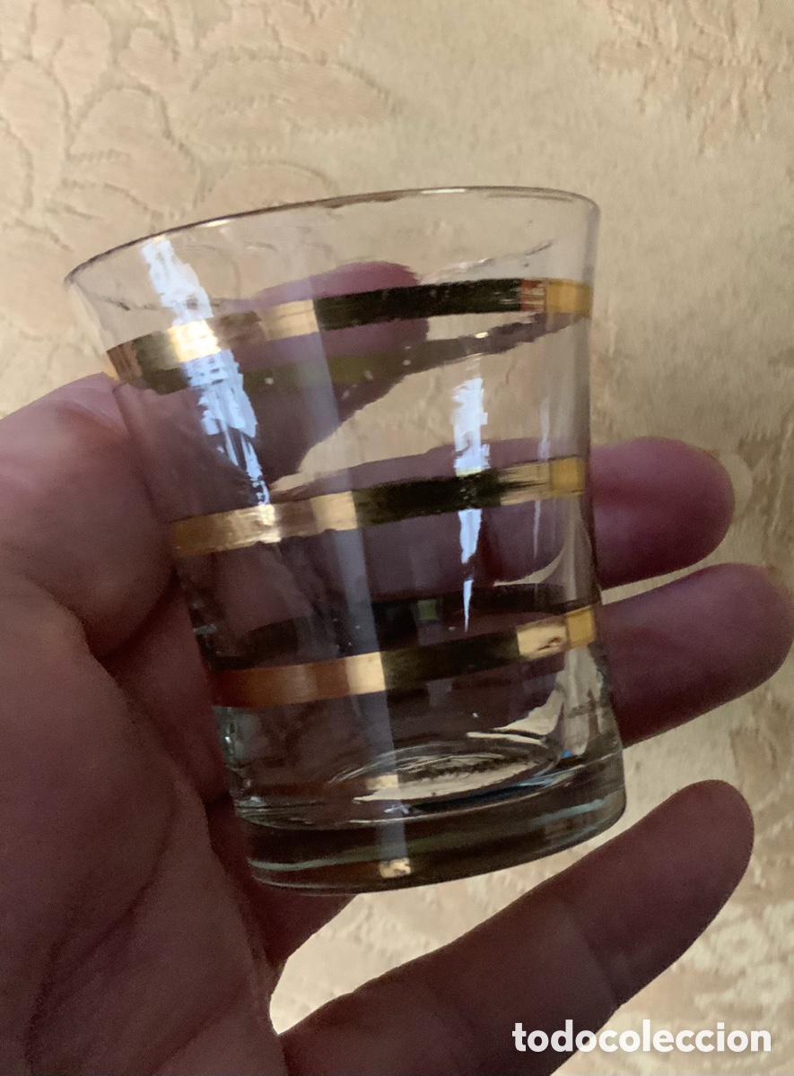 Antig&uuml;edades: 2 ANTIGUOS VASOS DE CHUPITOS - Foto 2