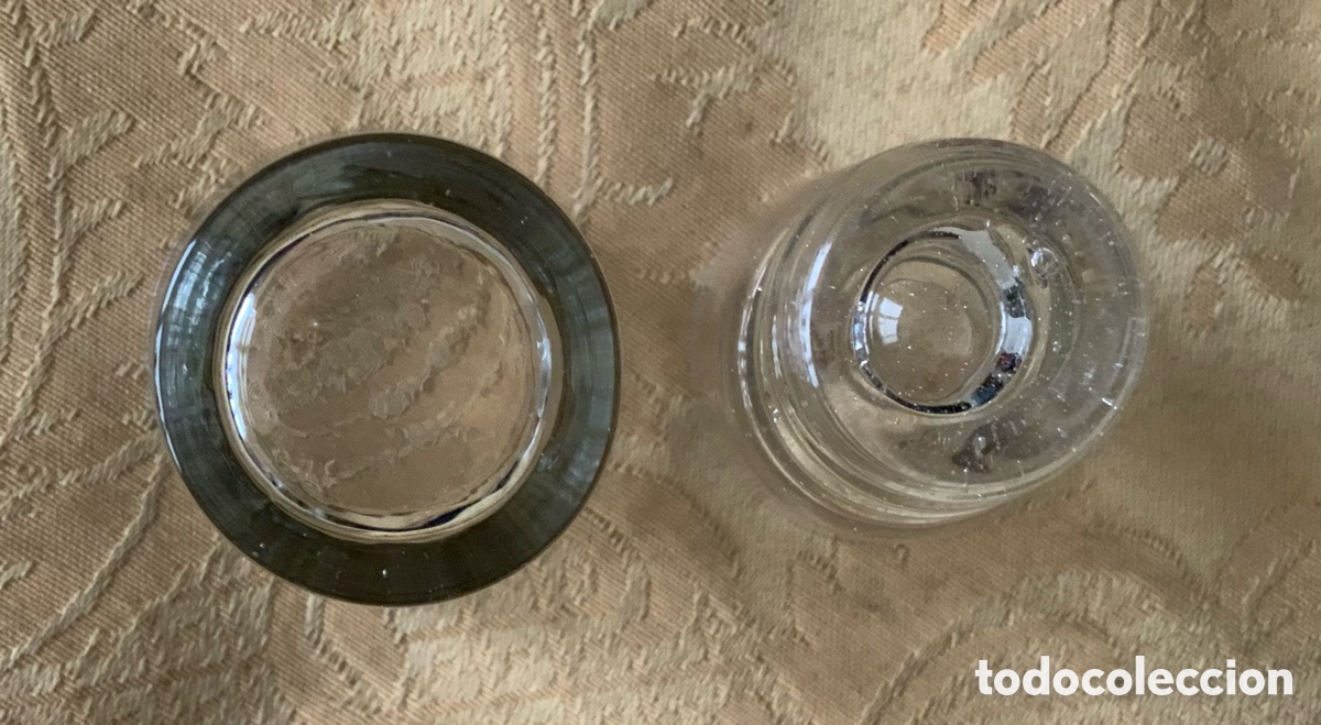 Antig&uuml;edades: 2 ANTIGUOS VASOS DE CHUPITOS - Foto 6