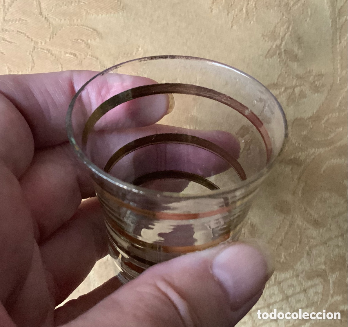Antig&uuml;edades: 2 ANTIGUOS VASOS DE CHUPITOS - Foto 10