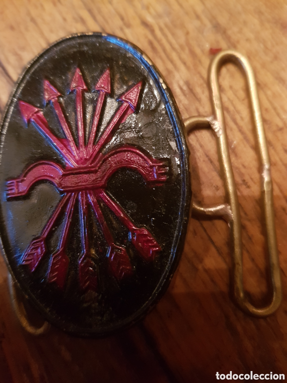 Antig&uuml;edades: ANTIGUA HEBILLA DE LA FALANGE