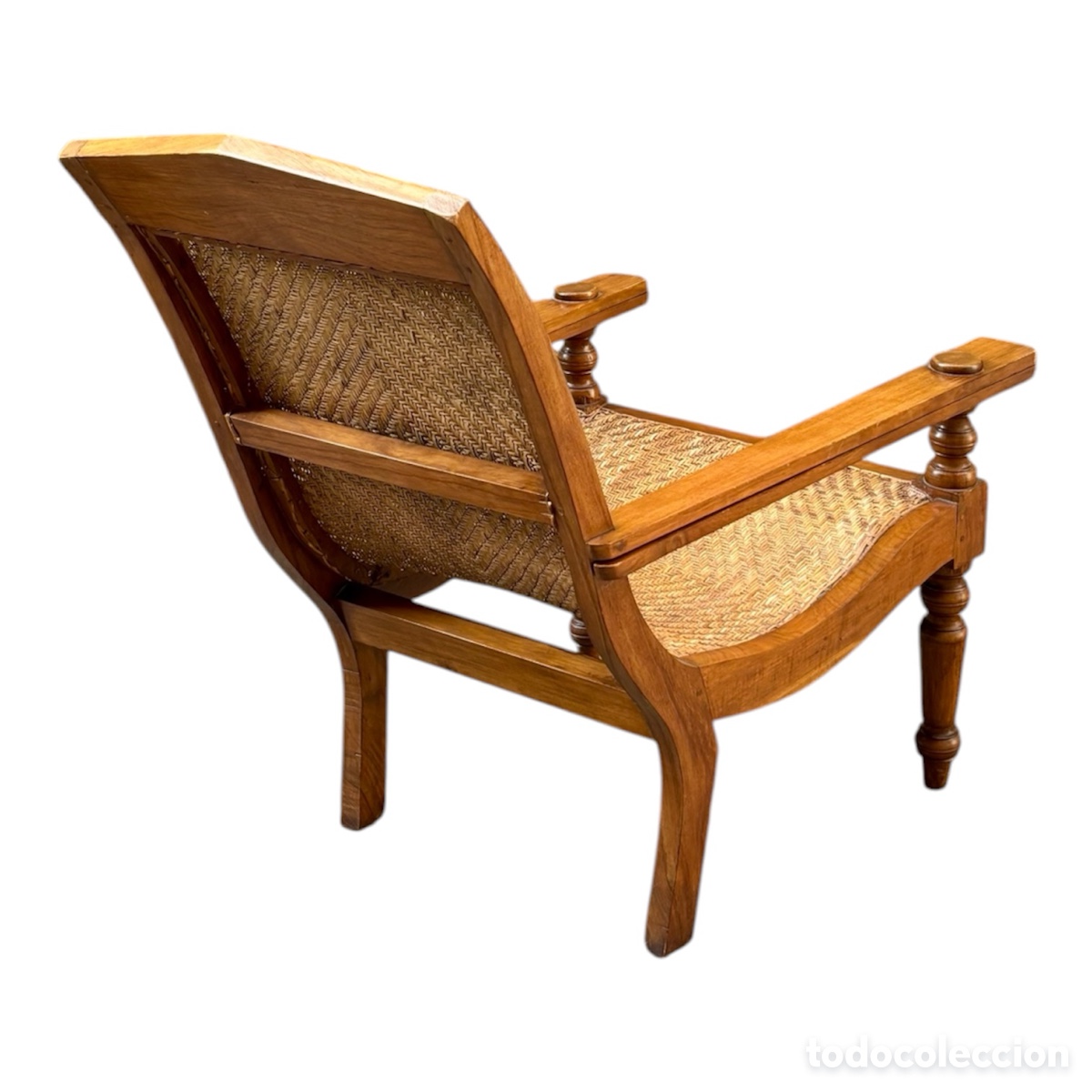Antig&uuml;edades: Sill&oacute;n colonial Circa 1.900. - Foto 6