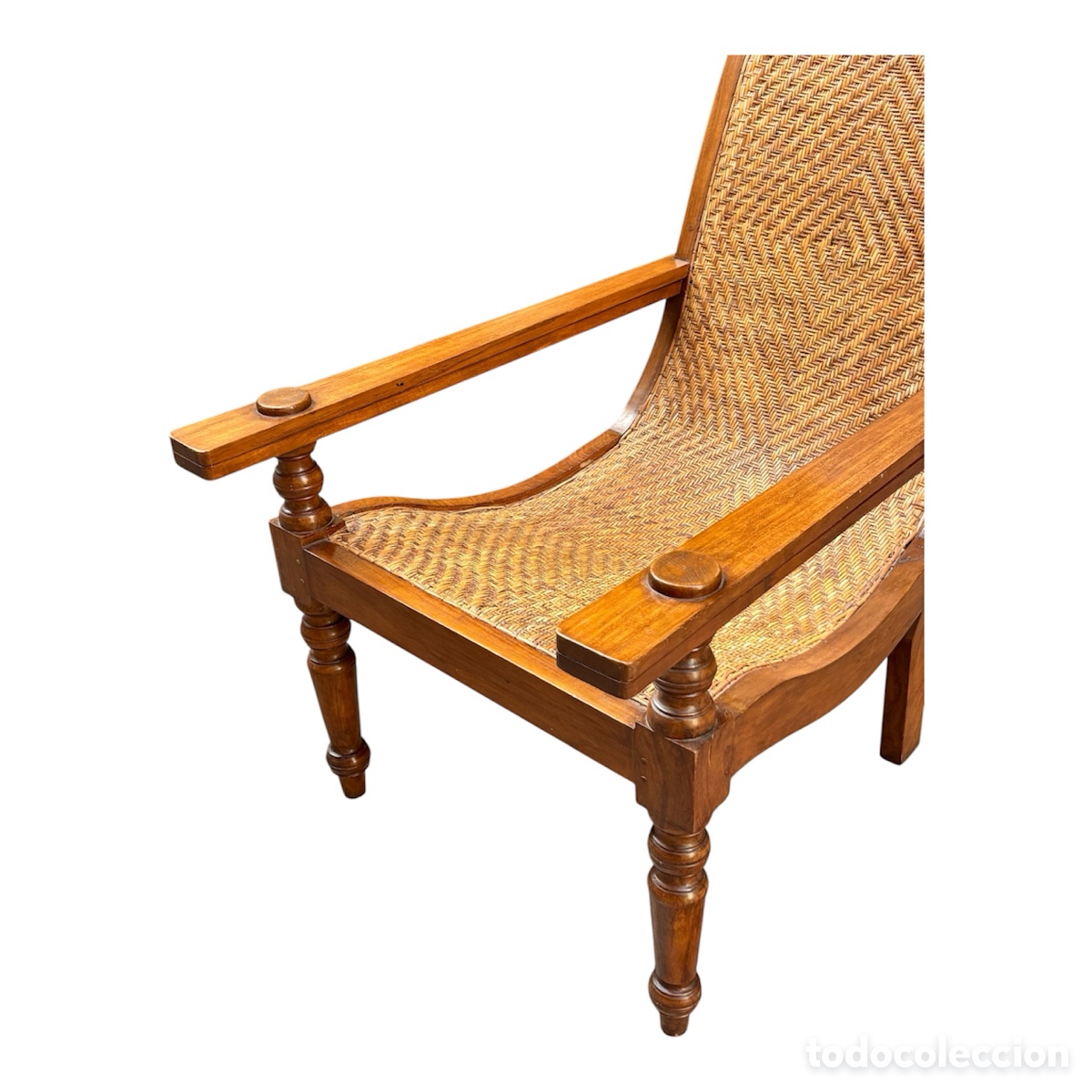 Antig&uuml;edades: Sill&oacute;n colonial Circa 1.900. - Foto 8