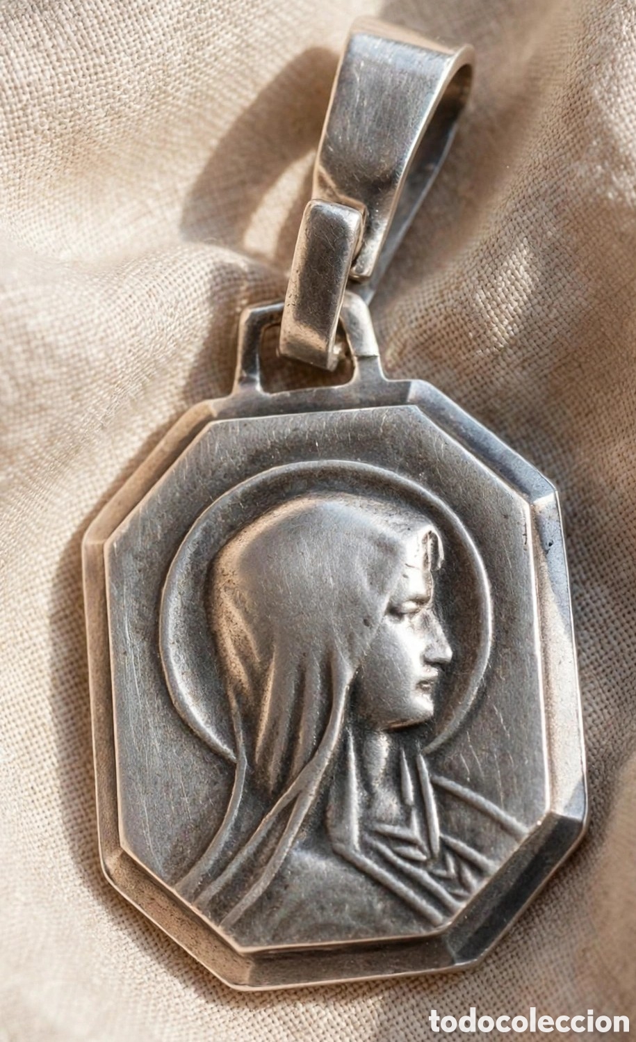 Antig&uuml;edades: Medalla Virgen de F&aacute;tima - Foto 1