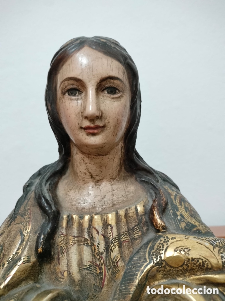 Antig&uuml;edades: Inmaculada de Madera - Foto 2