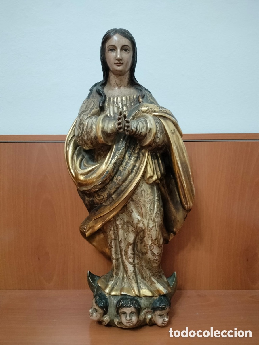Antig&uuml;edades: Inmaculada de Madera - Foto 3