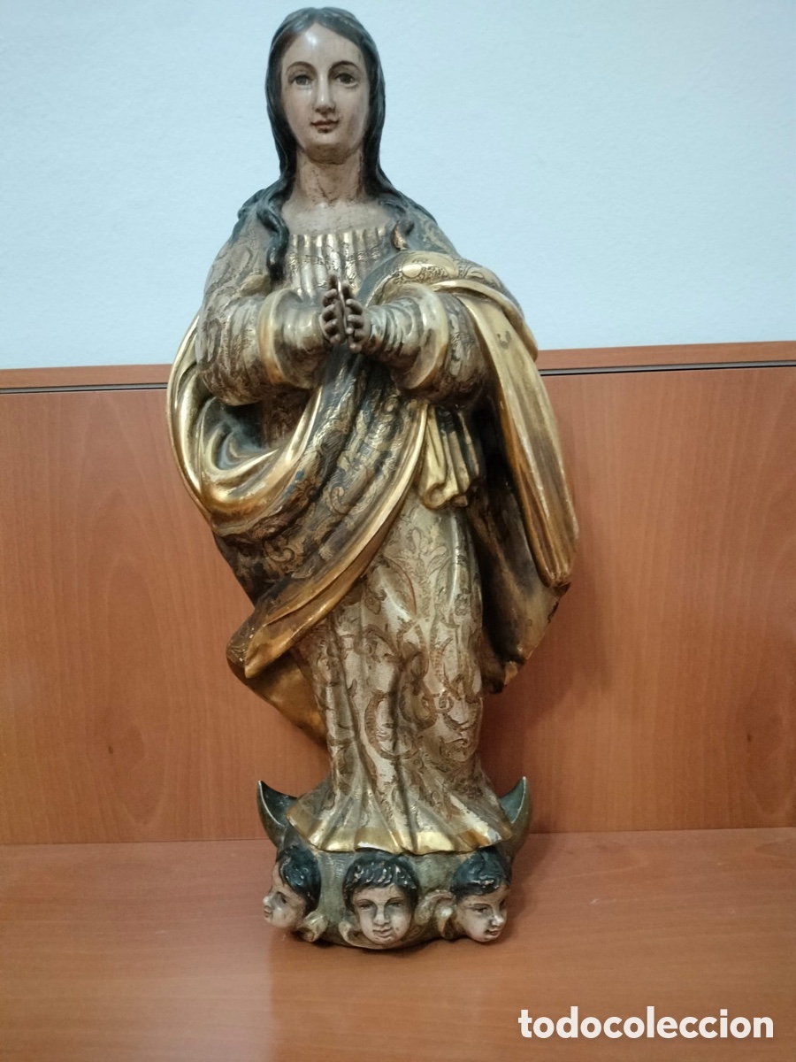 Antig&uuml;edades: Inmaculada de Madera - Foto 6