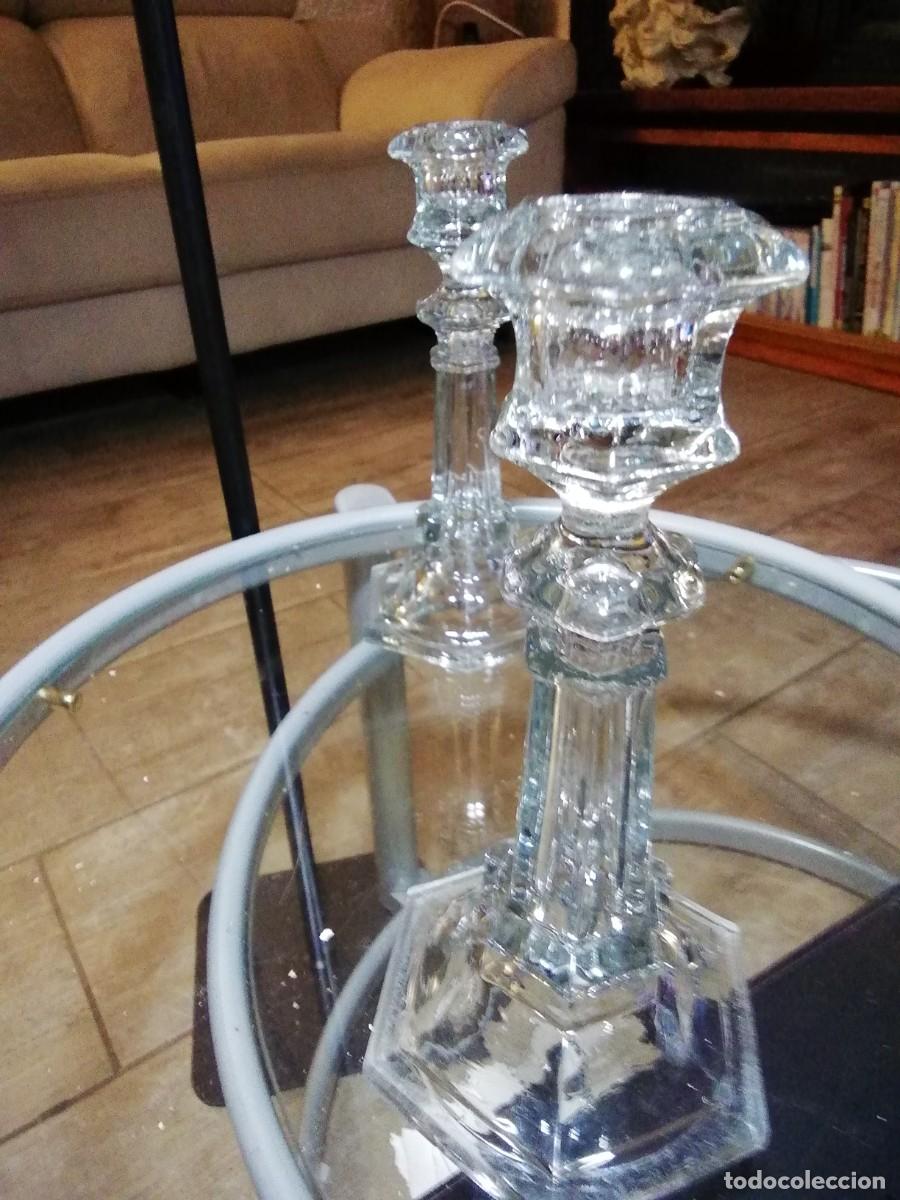 Antig&uuml;edades: *CANDELABROS DE CRISTAL. (Rf:EB/h) - Foto 2