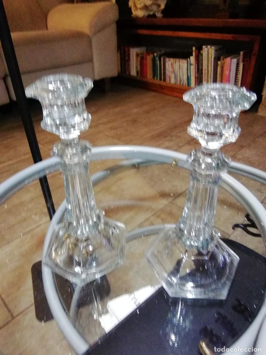 Antig&uuml;edades: *CANDELABROS DE CRISTAL. (Rf:EB/h)