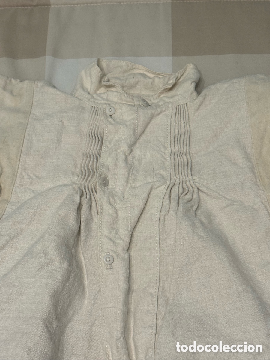 Antig&uuml;edades: Antigua camisa de lino - Foto 2