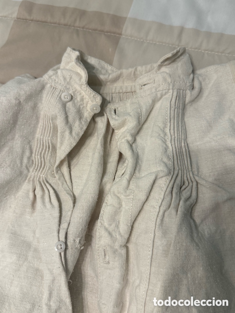 Antig&uuml;edades: Antigua camisa de lino - Foto 9