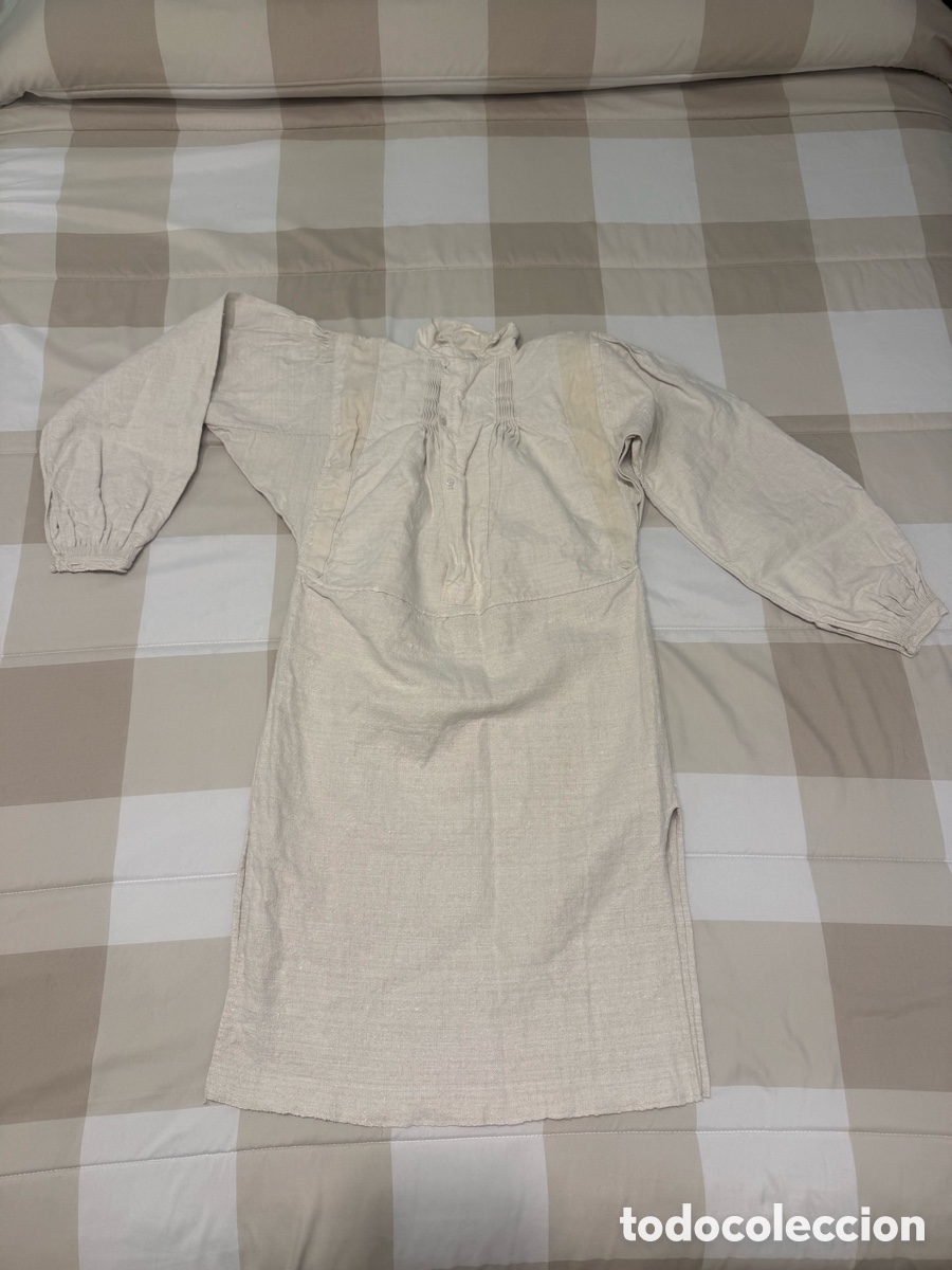 Antig&uuml;edades: Antigua camisa de lino - Foto 1