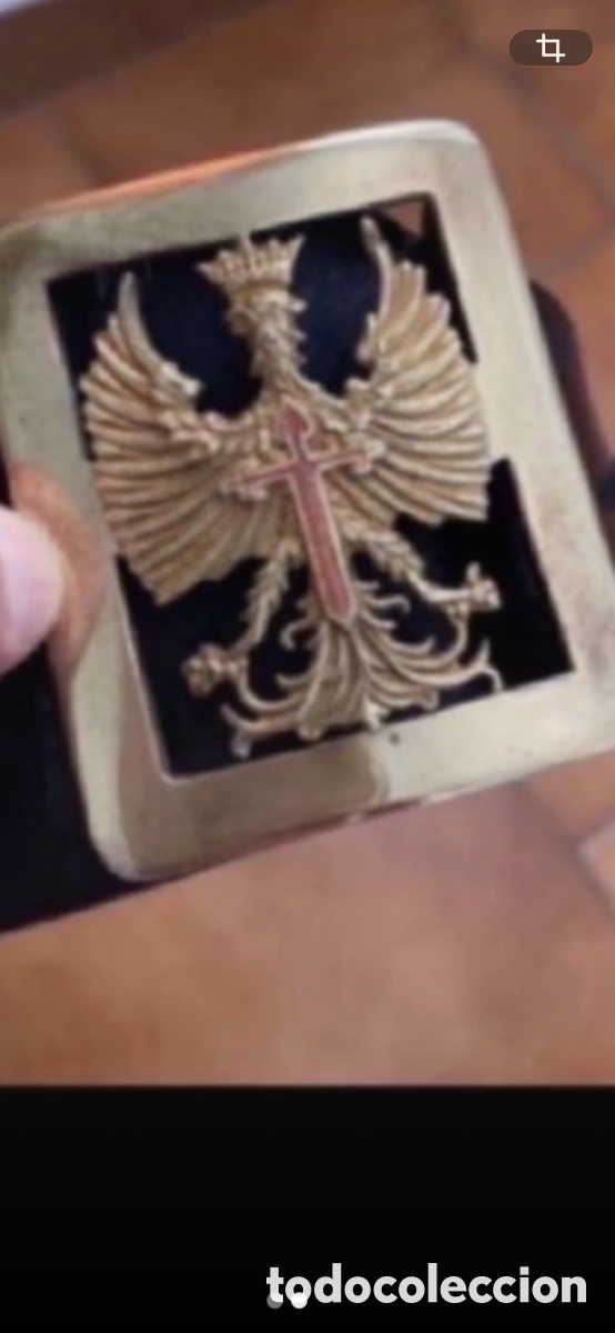 Antig&uuml;edades: Cintur&oacute;n de oficial ej&eacute;rcito espa&ntilde;ol de 1943