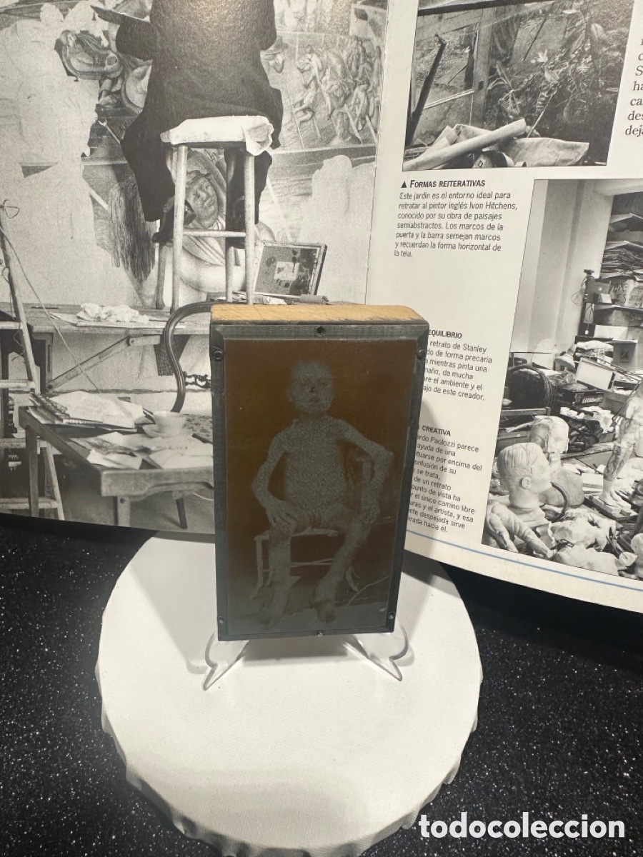Antig&uuml;edades: Clich&eacute; de imprenta antiguo m&eacute;dico. - Foto 6
