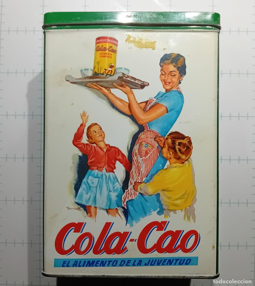Antig&uuml;edades: ANTIGUA LATA COLA CAO ALUBIAS