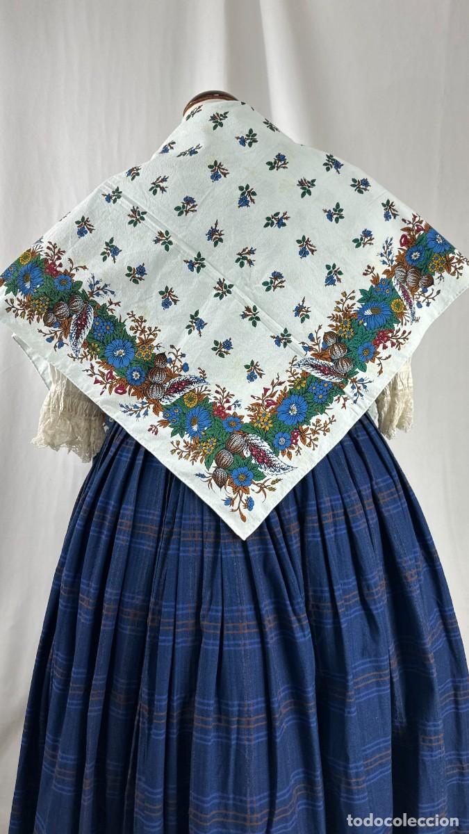 Antig&uuml;edades: Indiana, pa&ntilde;uelo de algod&oacute;n estampado en azul - Foto 30