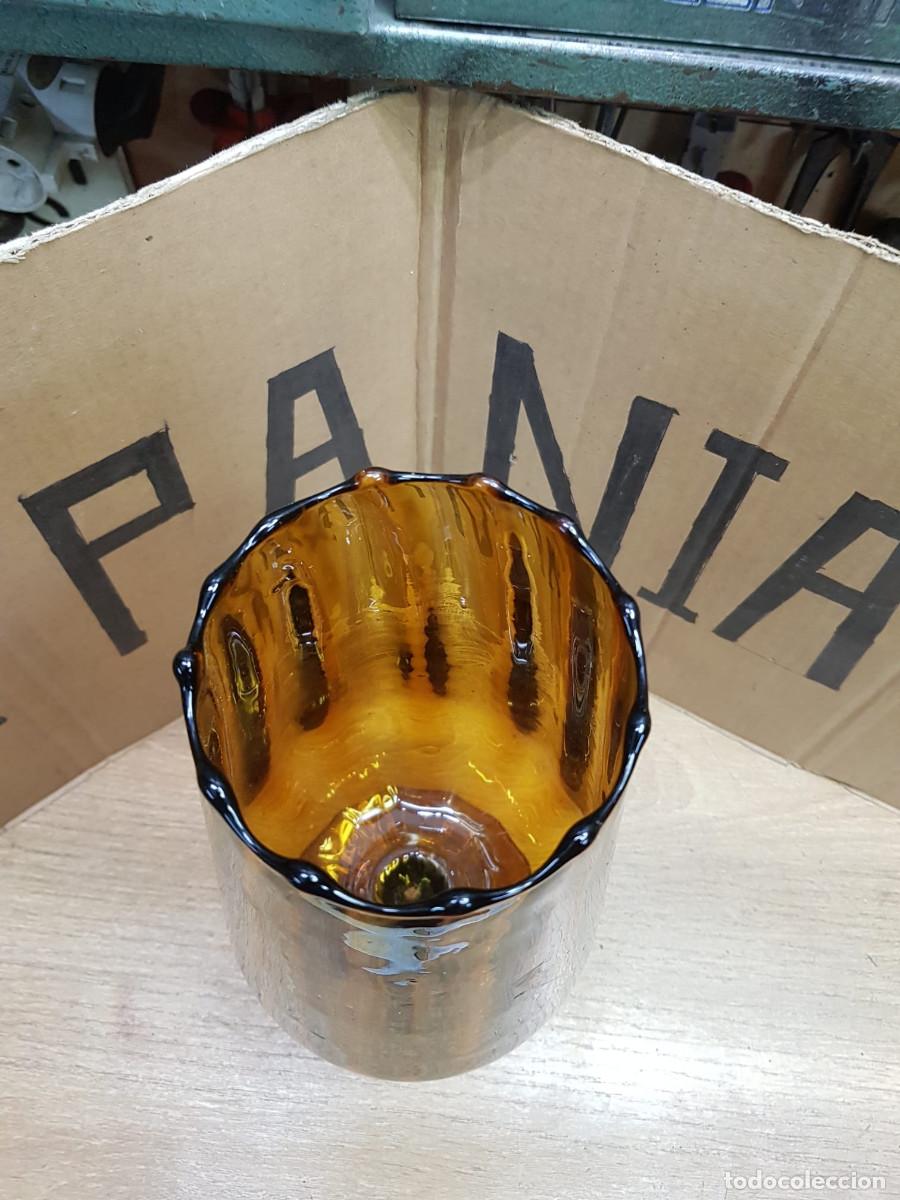 Antig&uuml;edades: ANTIGUO FLORERO DE CRISTAL - Foto 2