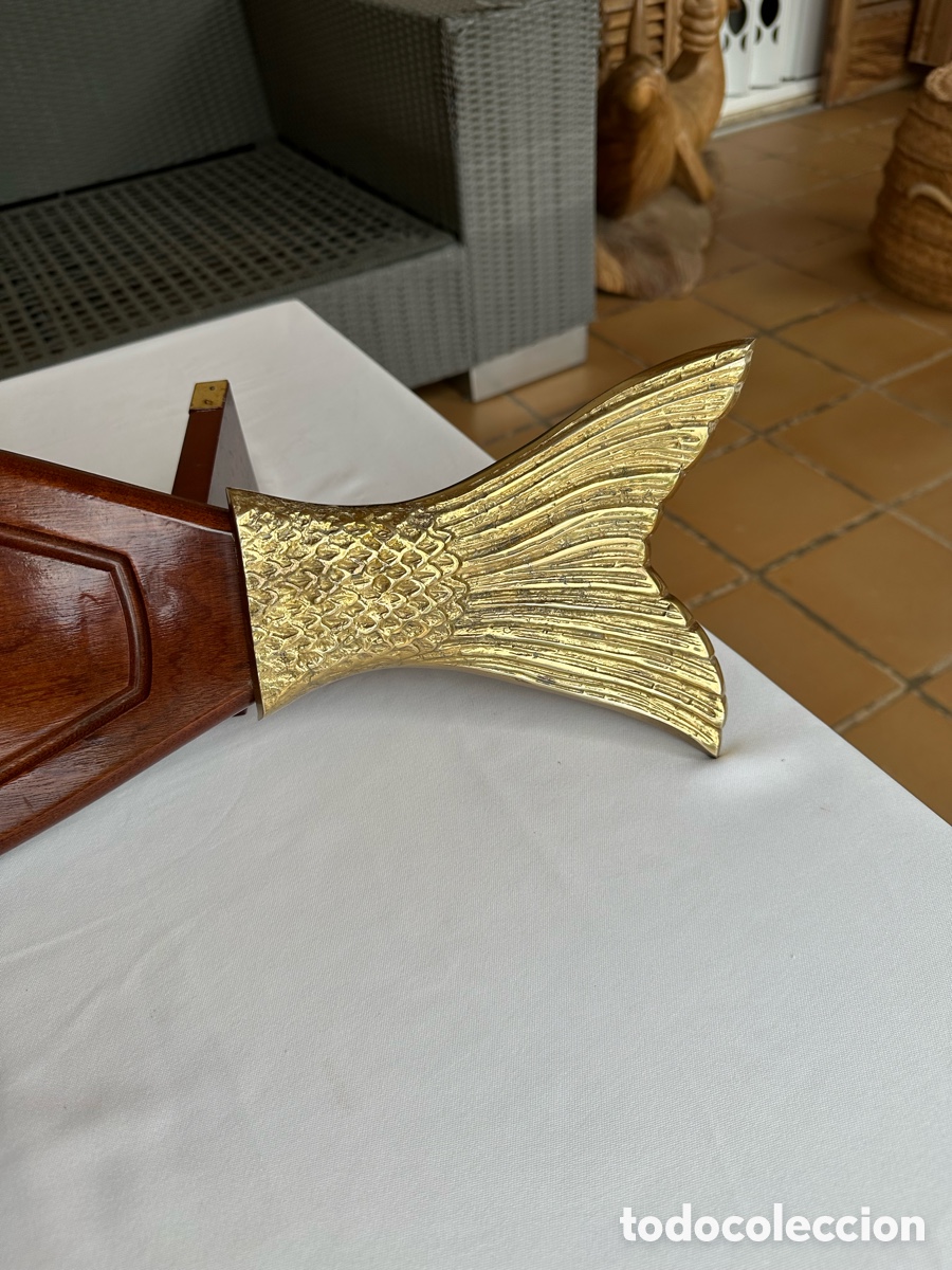 Antig&uuml;edades: Salmonera antigua dorada. - Foto 6