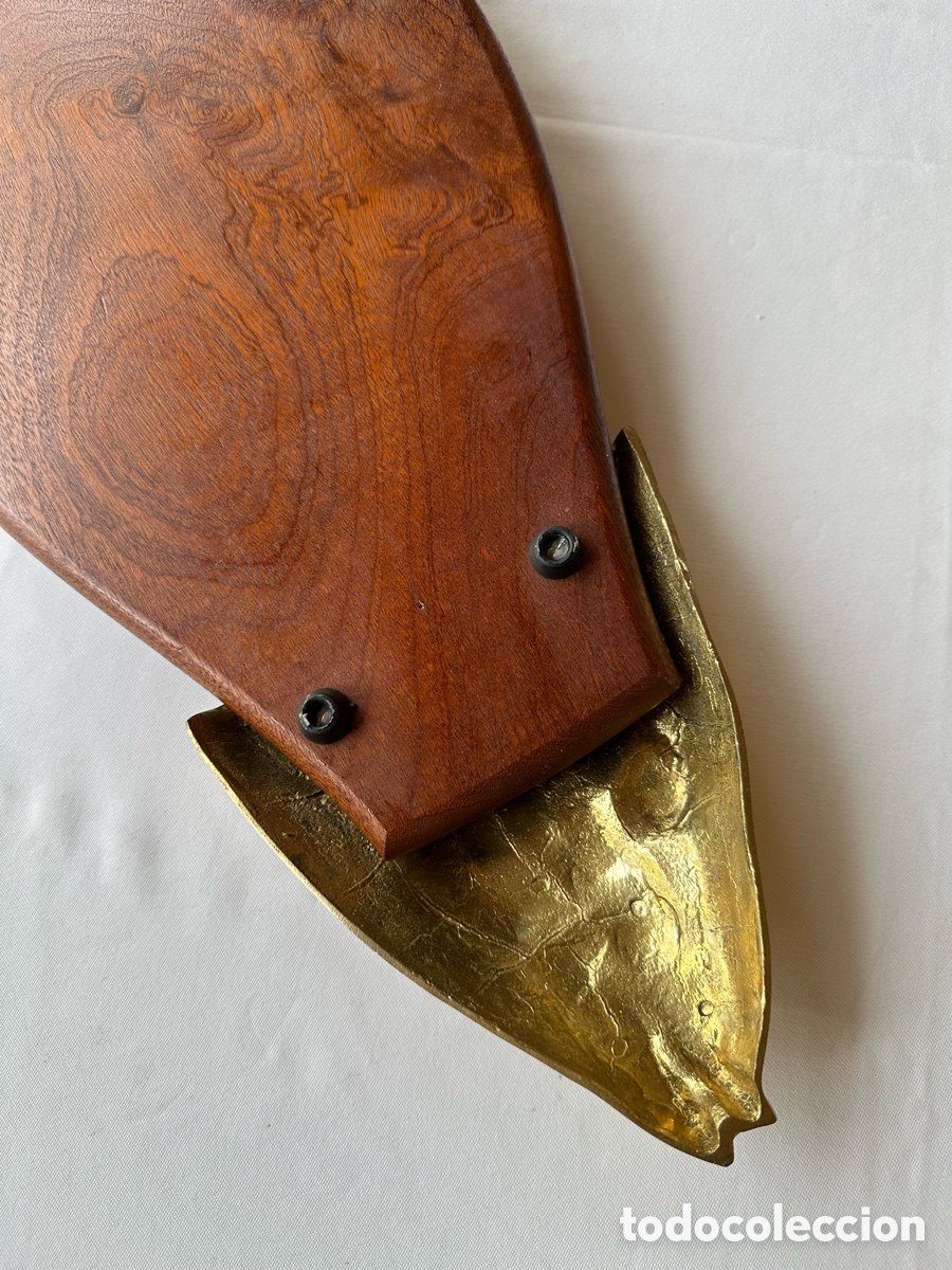 Antig&uuml;edades: Salmonera antigua dorada. - Foto 11