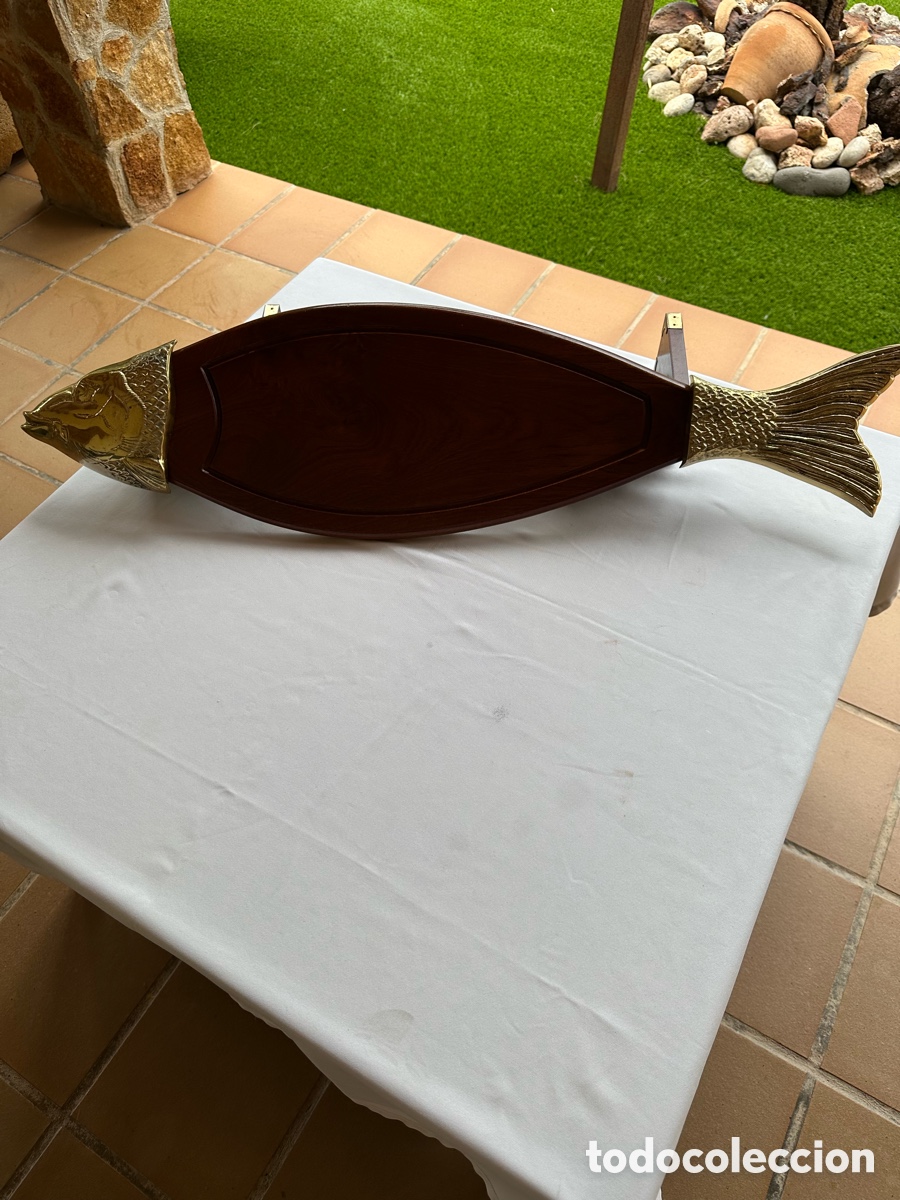 Antig&uuml;edades: Salmonera antigua dorada. - Foto 14