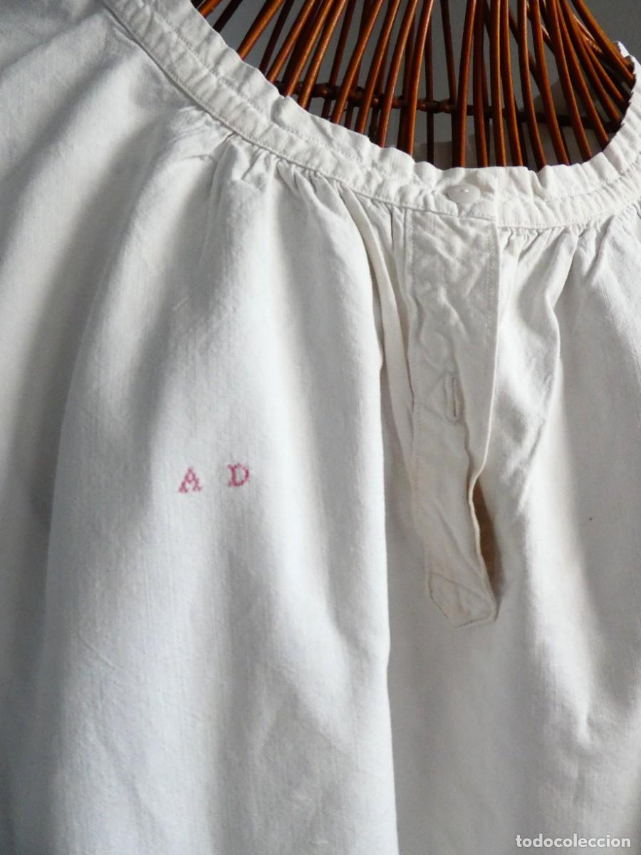 Antig&uuml;edades: ANTIGUO CAMIS&Oacute;N DE ALGOD&Oacute;N PPIO.S.XX - Foto 1