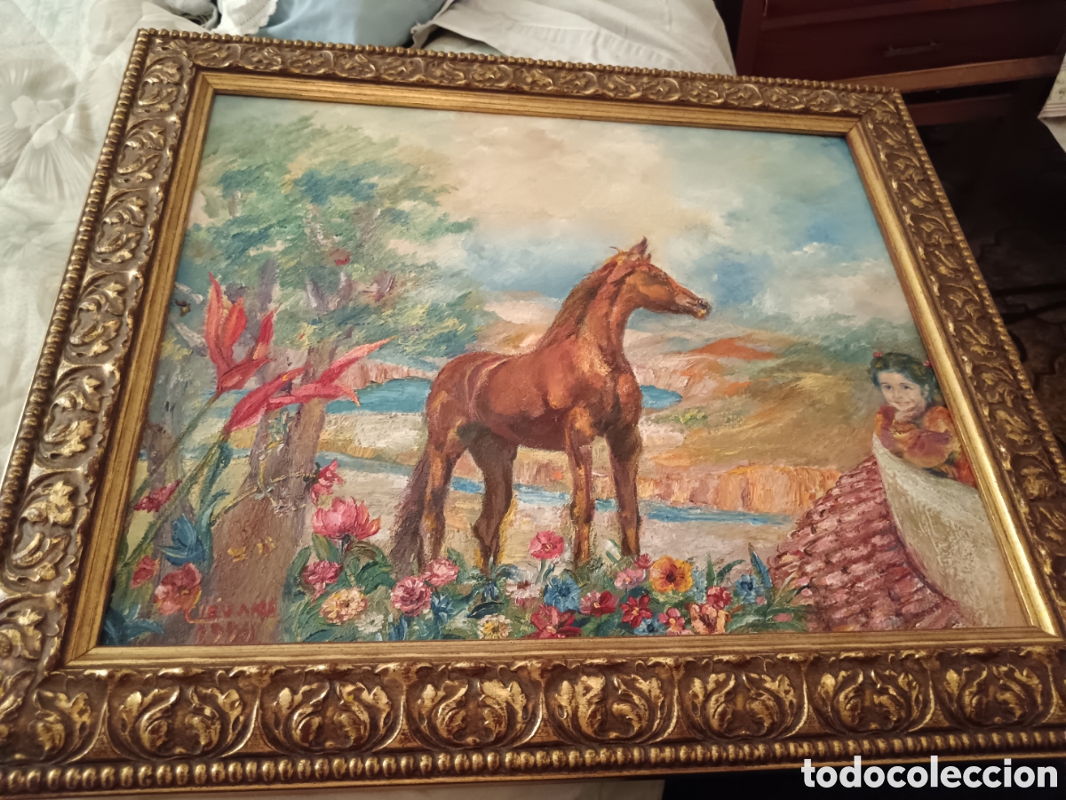 Antig&uuml;edades: Cuadro rupestre caballo