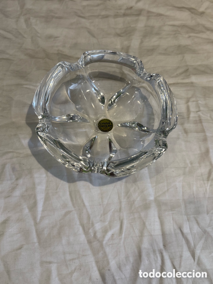 Antig&uuml;edades: Cenicero vintage Cristal d&rsquo;Arques France &ndash; cristal al plomo 24% &ndash; a&ntilde;os 70-80