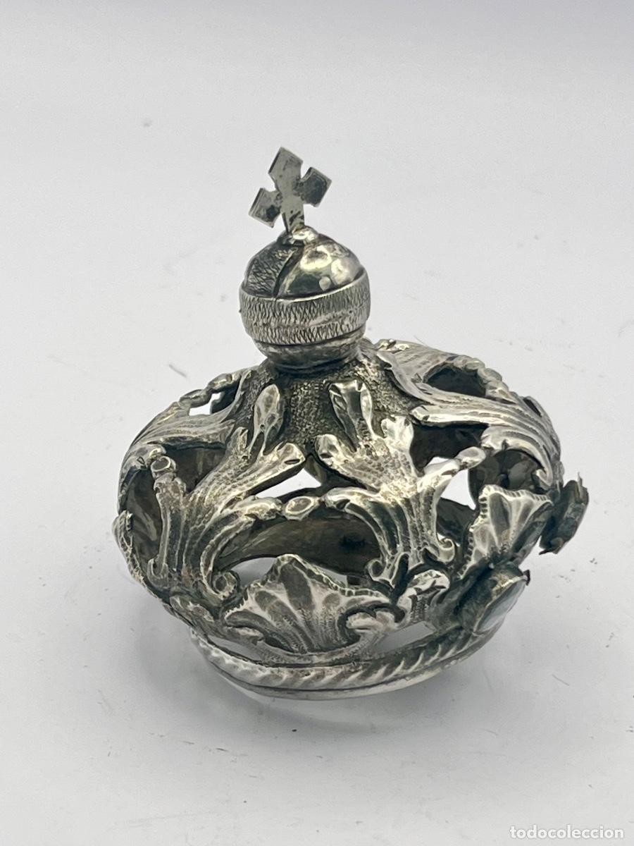 Antig&uuml;edades: CORONA DE PLATA SIGLO XVIII - Foto 2