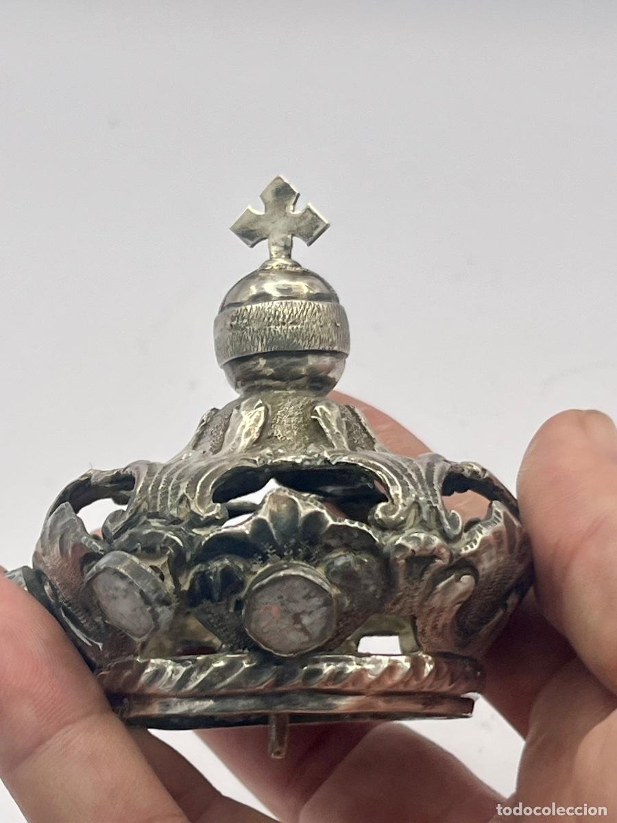 Antig&uuml;edades: CORONA DE PLATA SIGLO XVIII - Foto 4