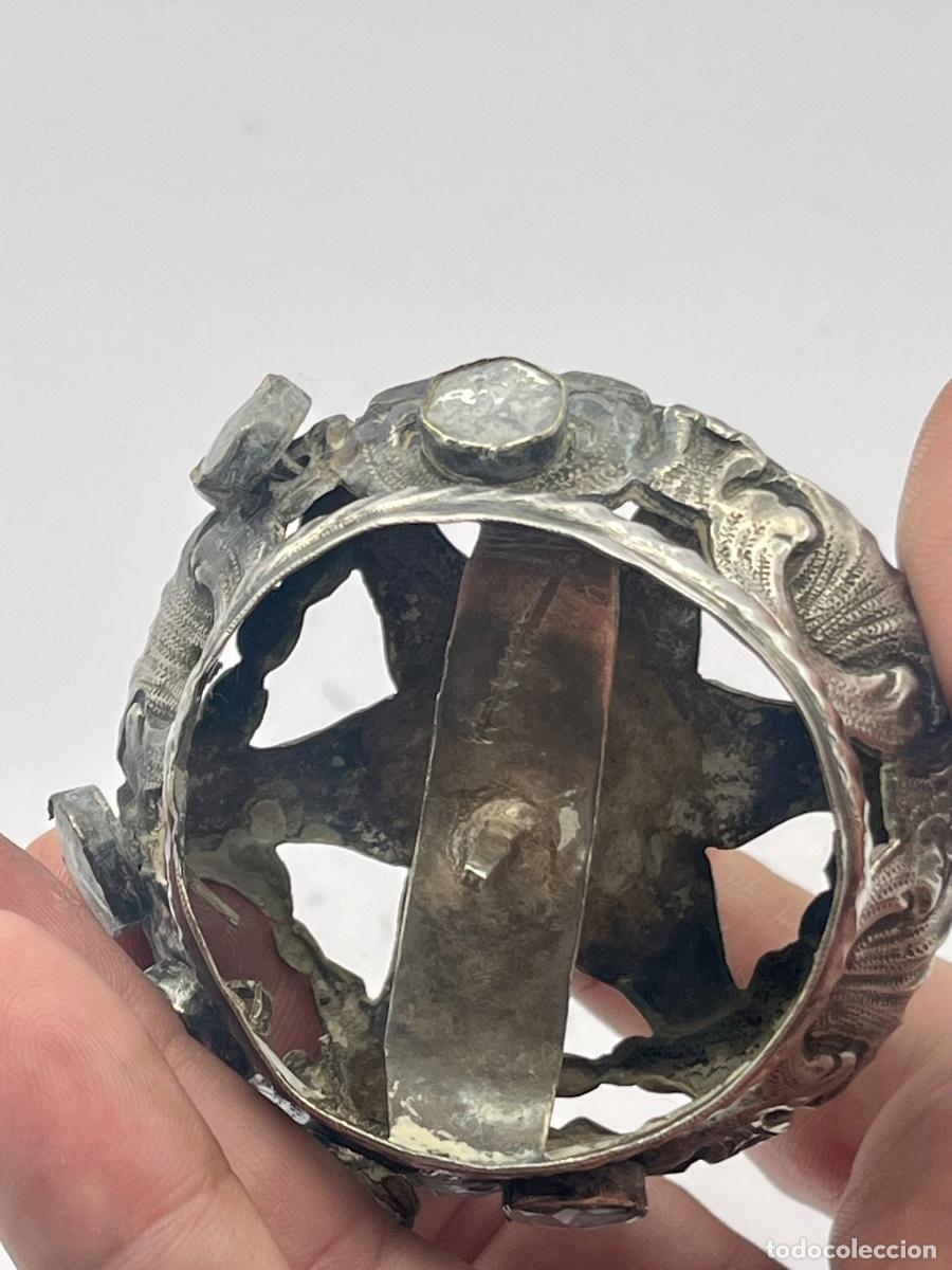 Antig&uuml;edades: CORONA DE PLATA SIGLO XVIII - Foto 5