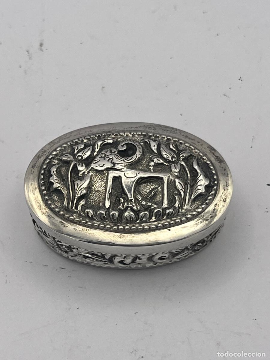 Antig&uuml;edades: PASTILLERO DE PLATA PRINCIPIO DEL SOGLO XX