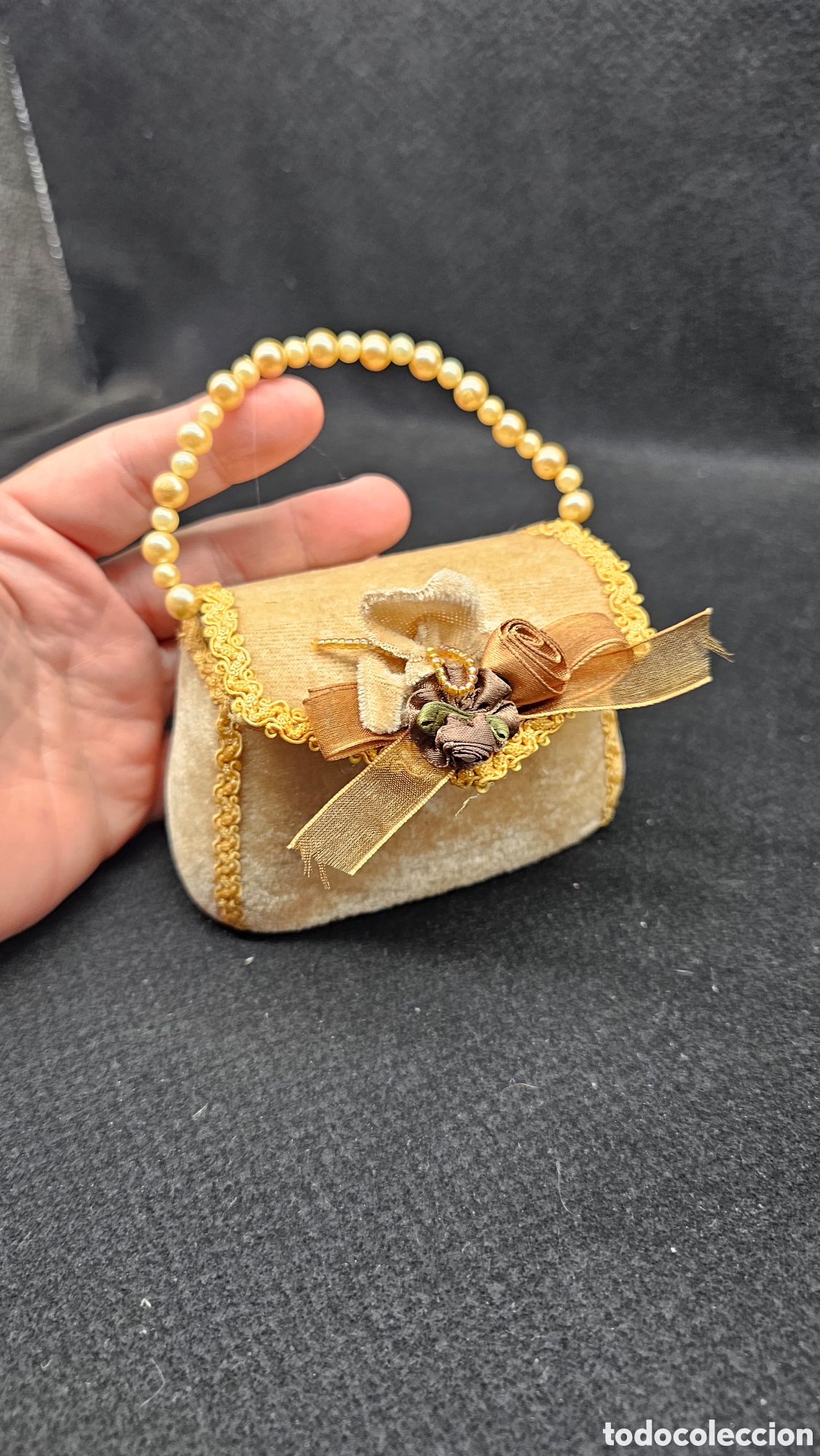 Antig&uuml;edades: Antiguo bolso para anillos.....
