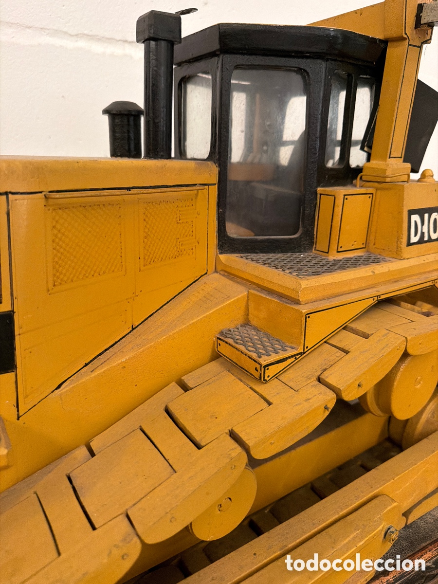 Antig&uuml;edades: Caterpillar maqueta de madera - Foto 3