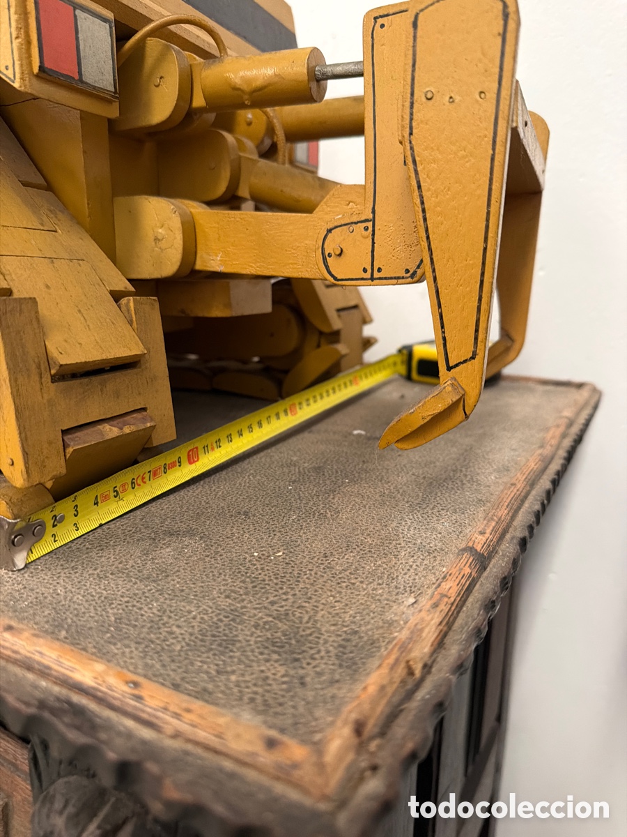 Antig&uuml;edades: Caterpillar maqueta de madera - Foto 7