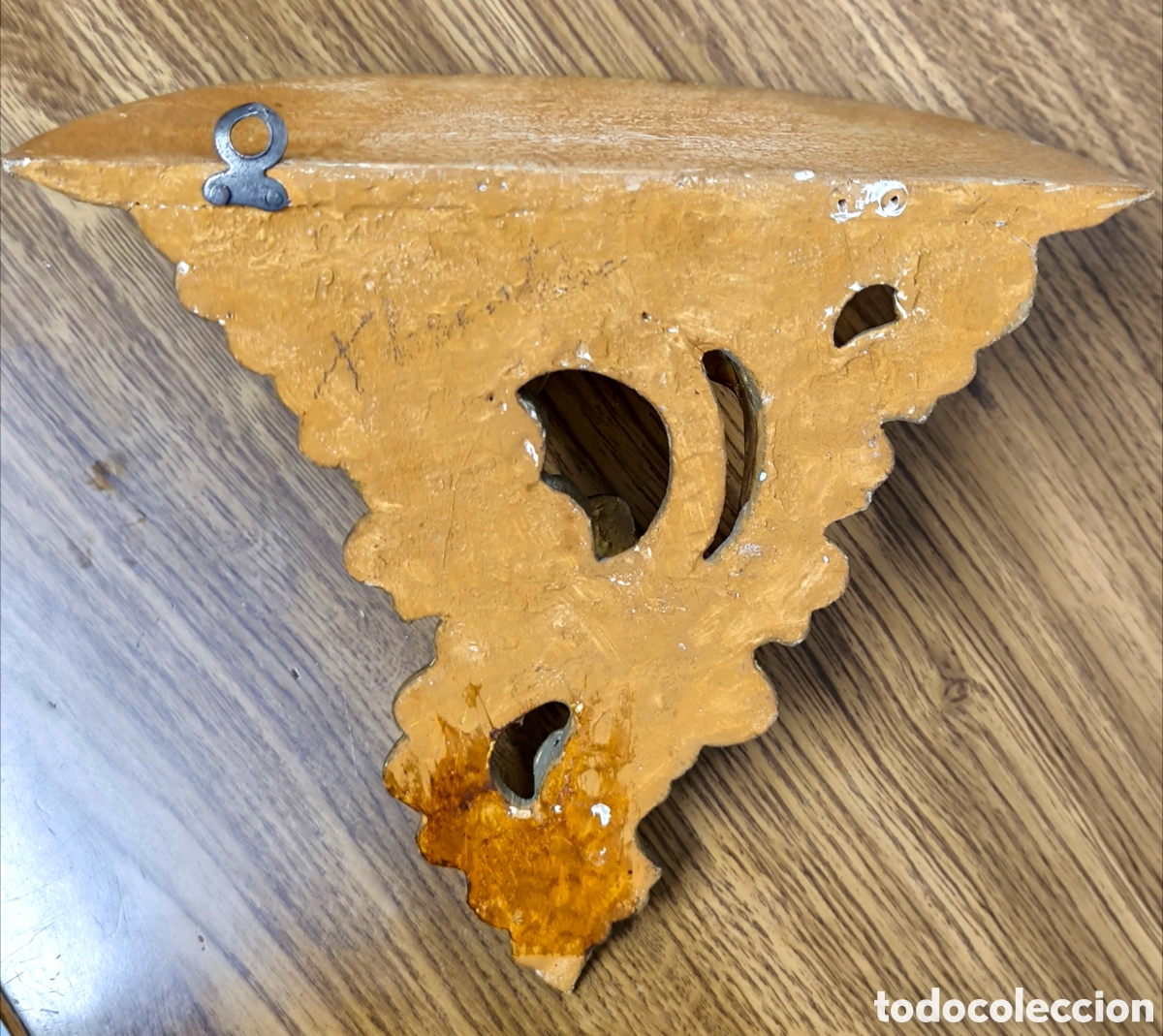Antig&uuml;edades: MENSULA LUIS XV MADERA PAN DE ORO - Foto 2