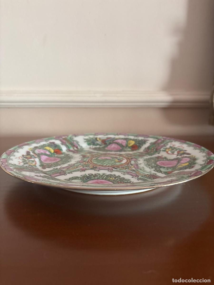 Antig&uuml;edades: Plato llano Porcelana Macao - Foto 2