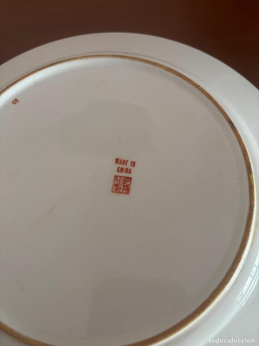 Antig&uuml;edades: Plato llano Porcelana Macao - Foto 4