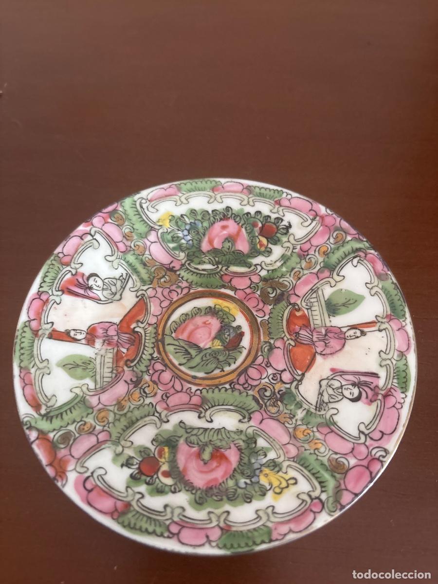 Antig&uuml;edades: Peque&ntilde;o plato Porcelana Macao