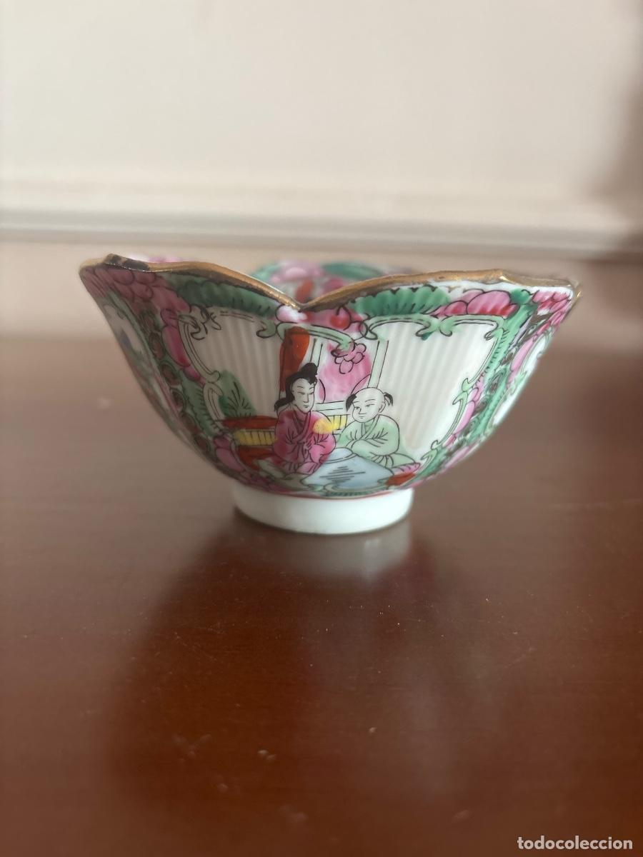 Antig&uuml;edades: Peque&ntilde;a fuente Porcelana Macao