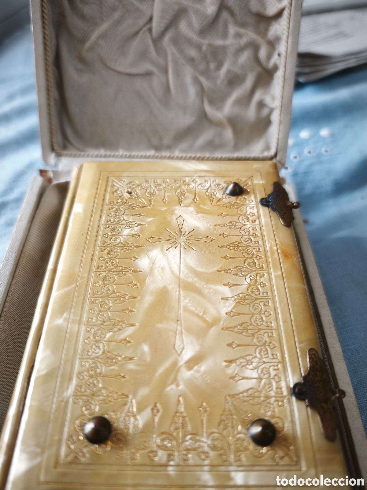 Antig&uuml;edades: PERLAS EUCAR&Iacute;STICAS 1951 MISAL PRIMERA COMUNI&Oacute;N - Foto 12