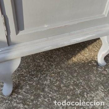 Antig&uuml;edades: Vitrina estrecha antigua RESTAURADA - Foto 4