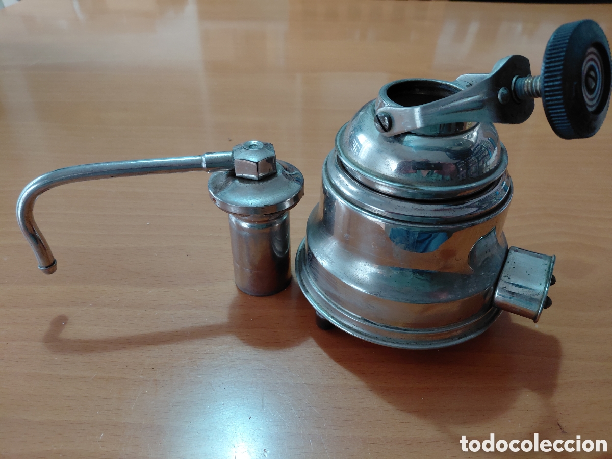 Antig&uuml;edades: Cafetera antigua el&eacute;ctrica y de alcohol. - Foto 4