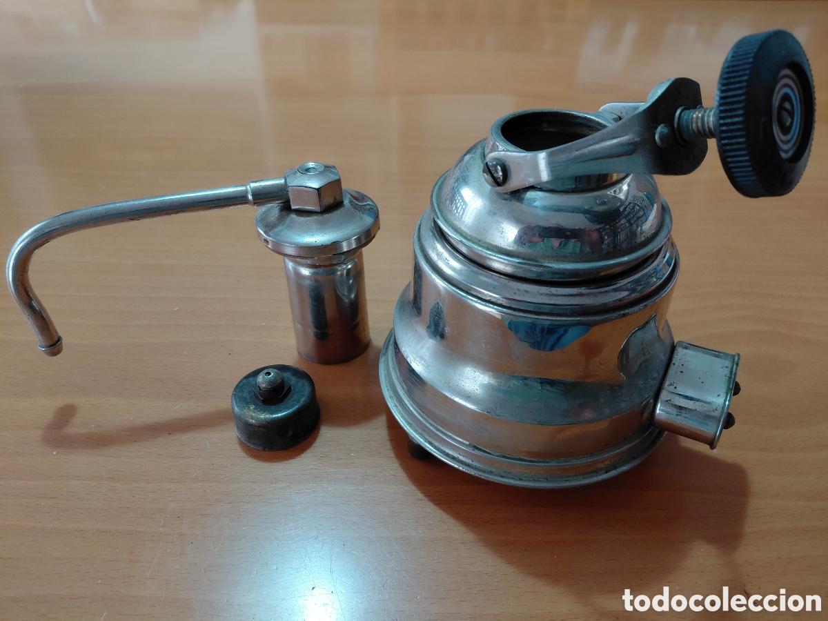 Antig&uuml;edades: Cafetera antigua el&eacute;ctrica y de alcohol. - Foto 5