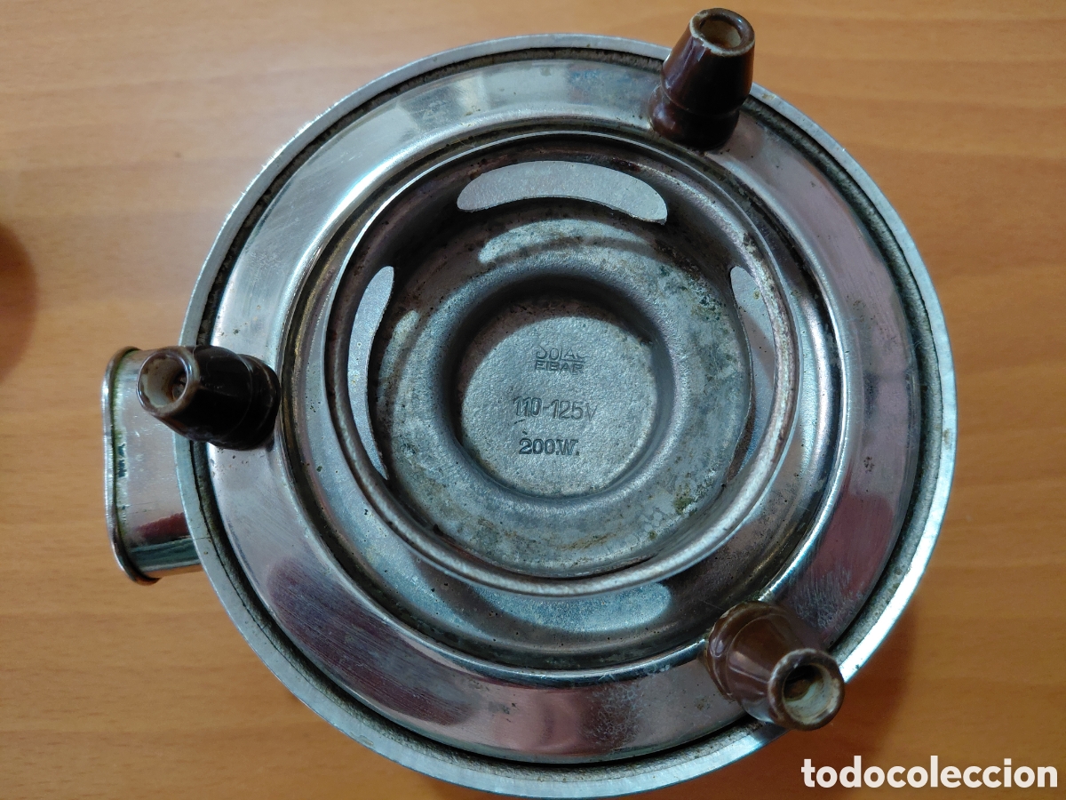 Antig&uuml;edades: Cafetera antigua el&eacute;ctrica y de alcohol. - Foto 7
