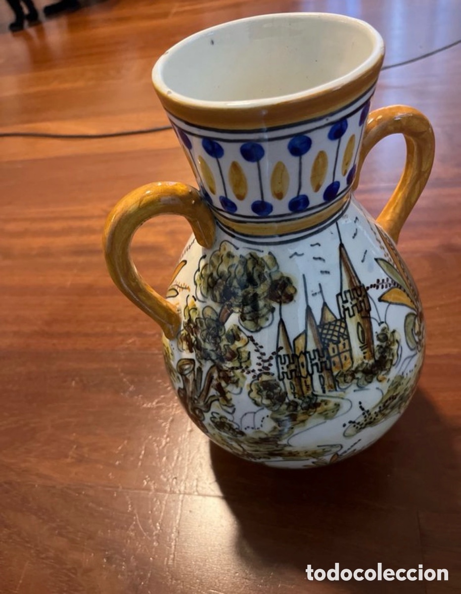 Antig&uuml;edades: Jarr&oacute;n antiguo italiano de cer&aacute;mica