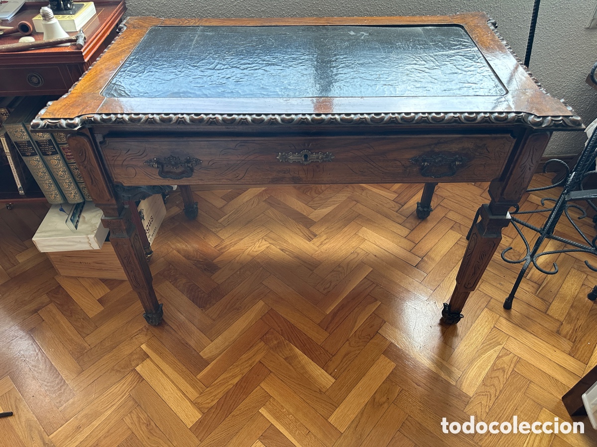 Antig&uuml;edades: Mesa escritorio antigua preciosa