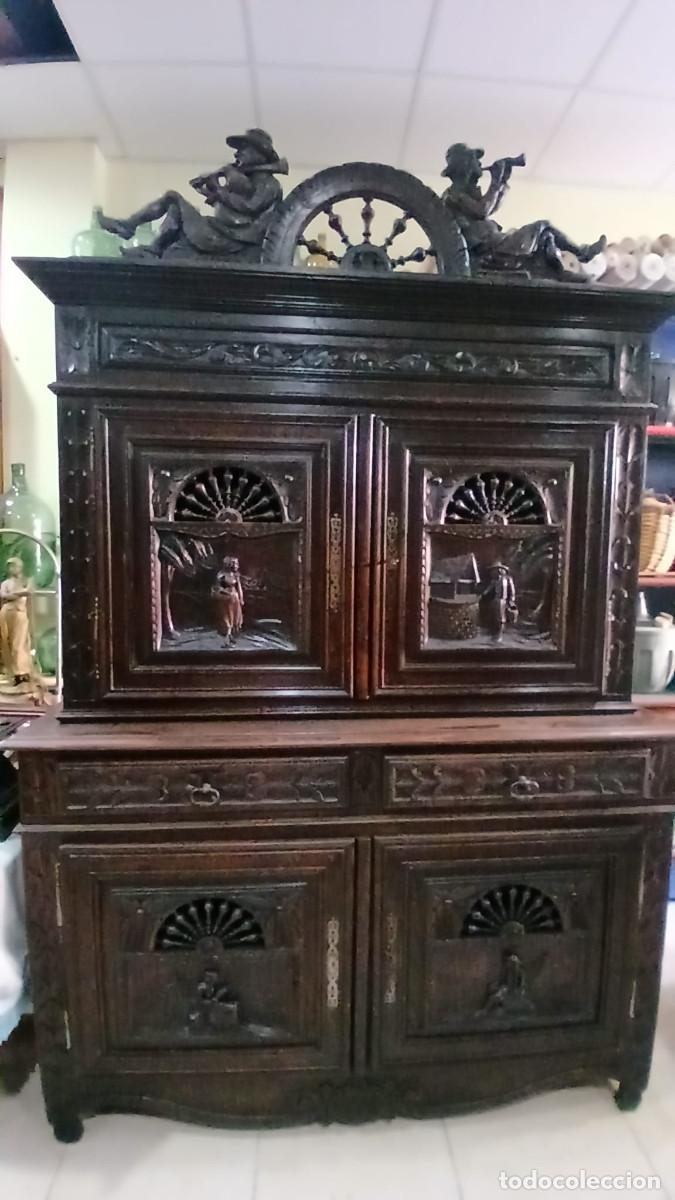 Antig&uuml;edades: Mueble aparador bret&oacute;n - Foto 1