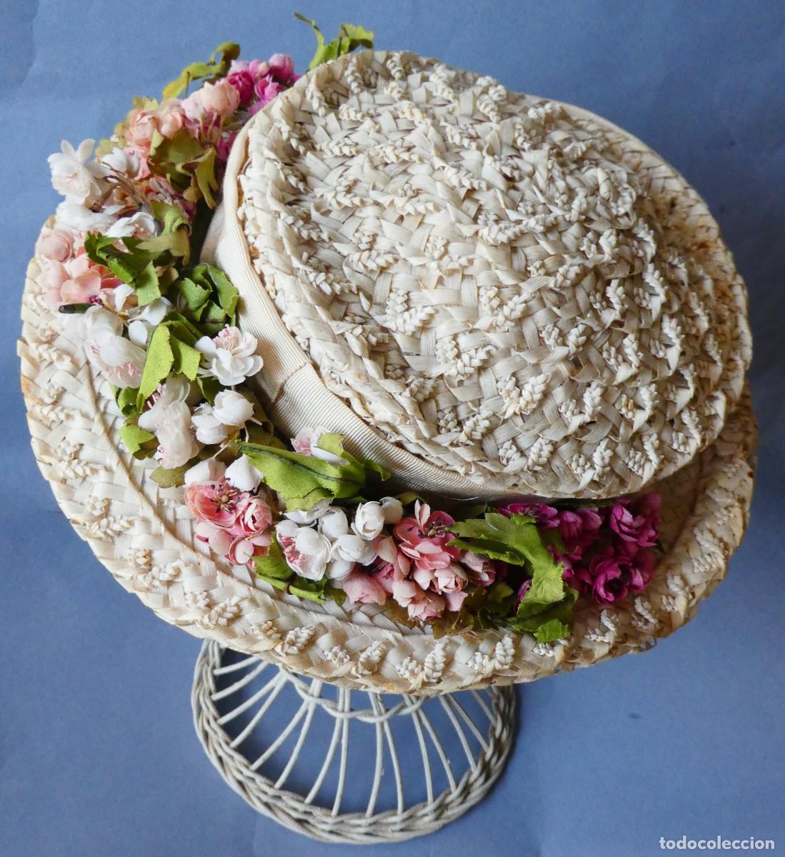 Antiguidades: ANTIGUO SOMBRERO ROSE VALOIS.- ALTA COSTURA
