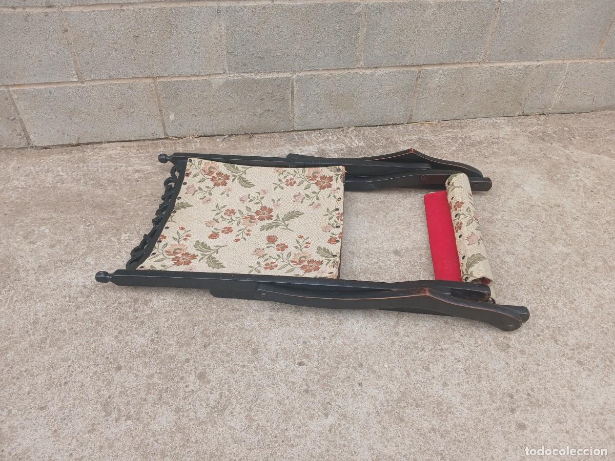 Antig&uuml;edades: Silla antigua plegable. - Foto 7