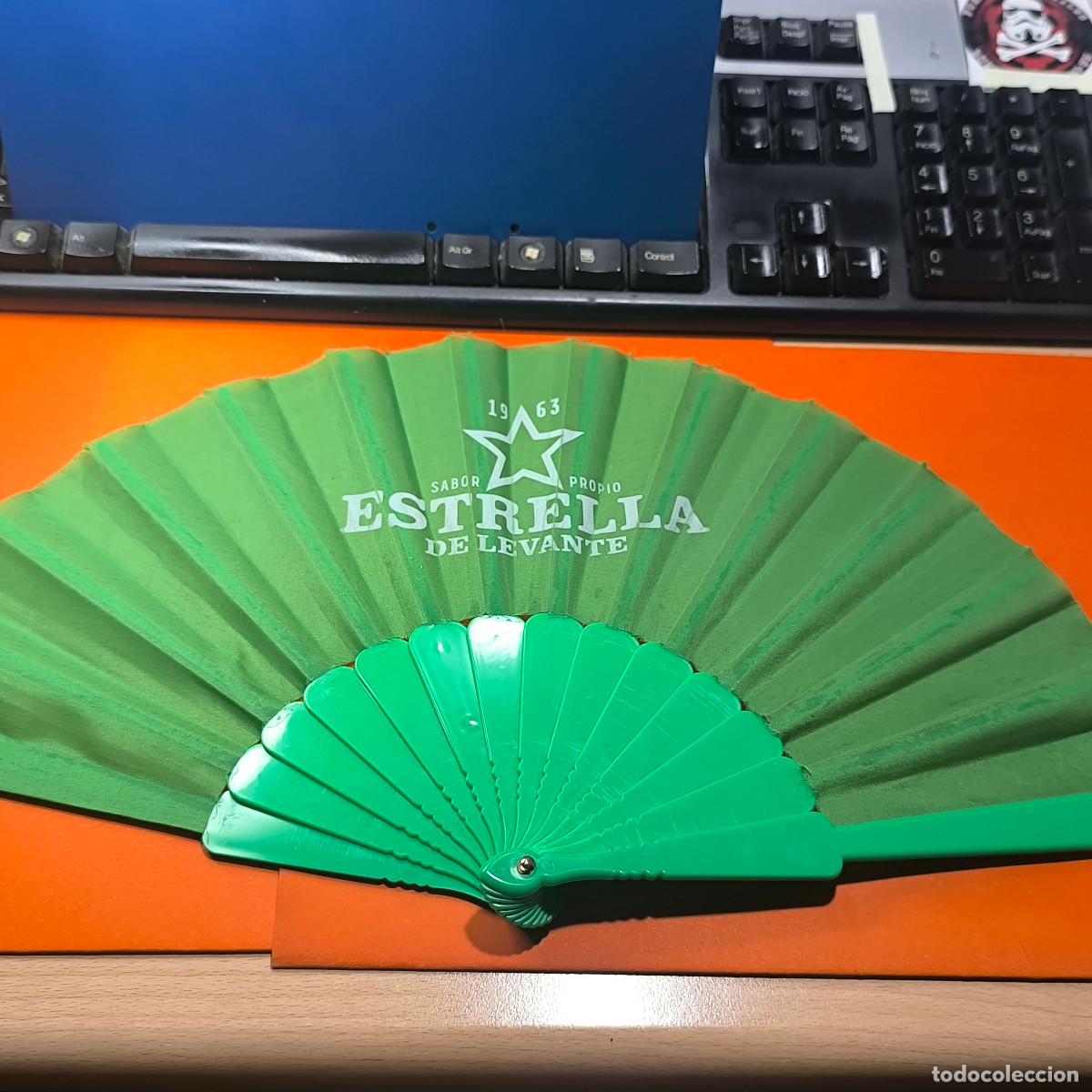 Antig&uuml;edades: 005491COM-abanico verde Estrella de Levante - Foto 1