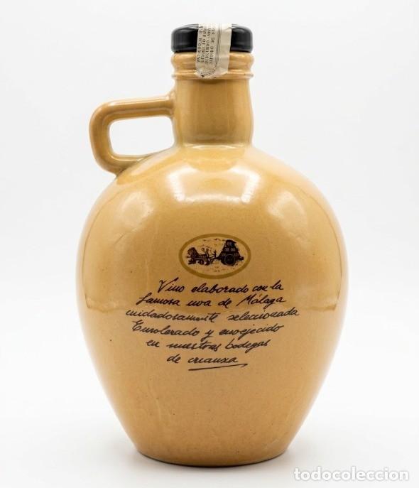 Antiguidades: Vino Dulce M&aacute;laga Virgen Tarro Cer&aacute;mica 1,5L
